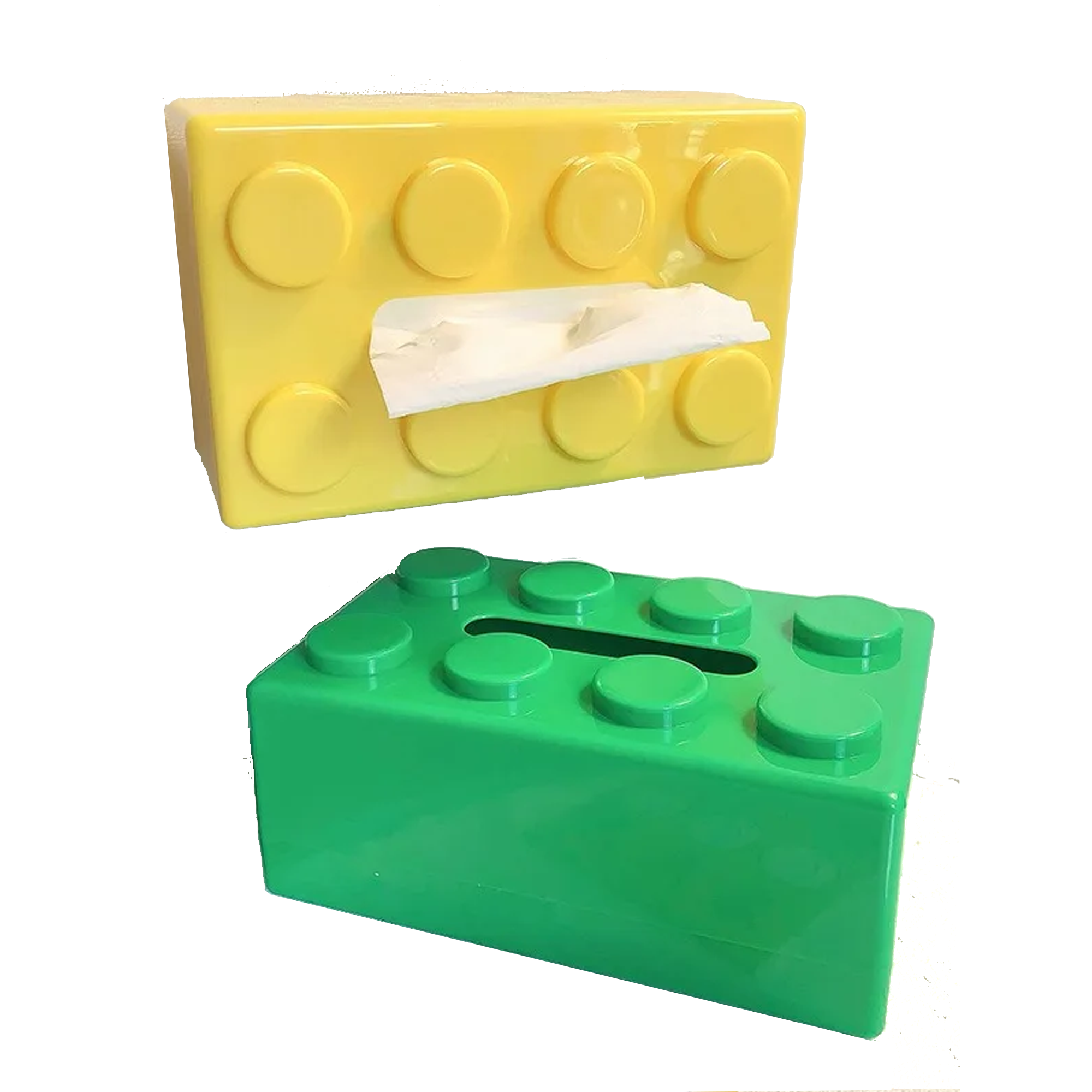 Caixa de Lenços de Papel de Blocos de Construção