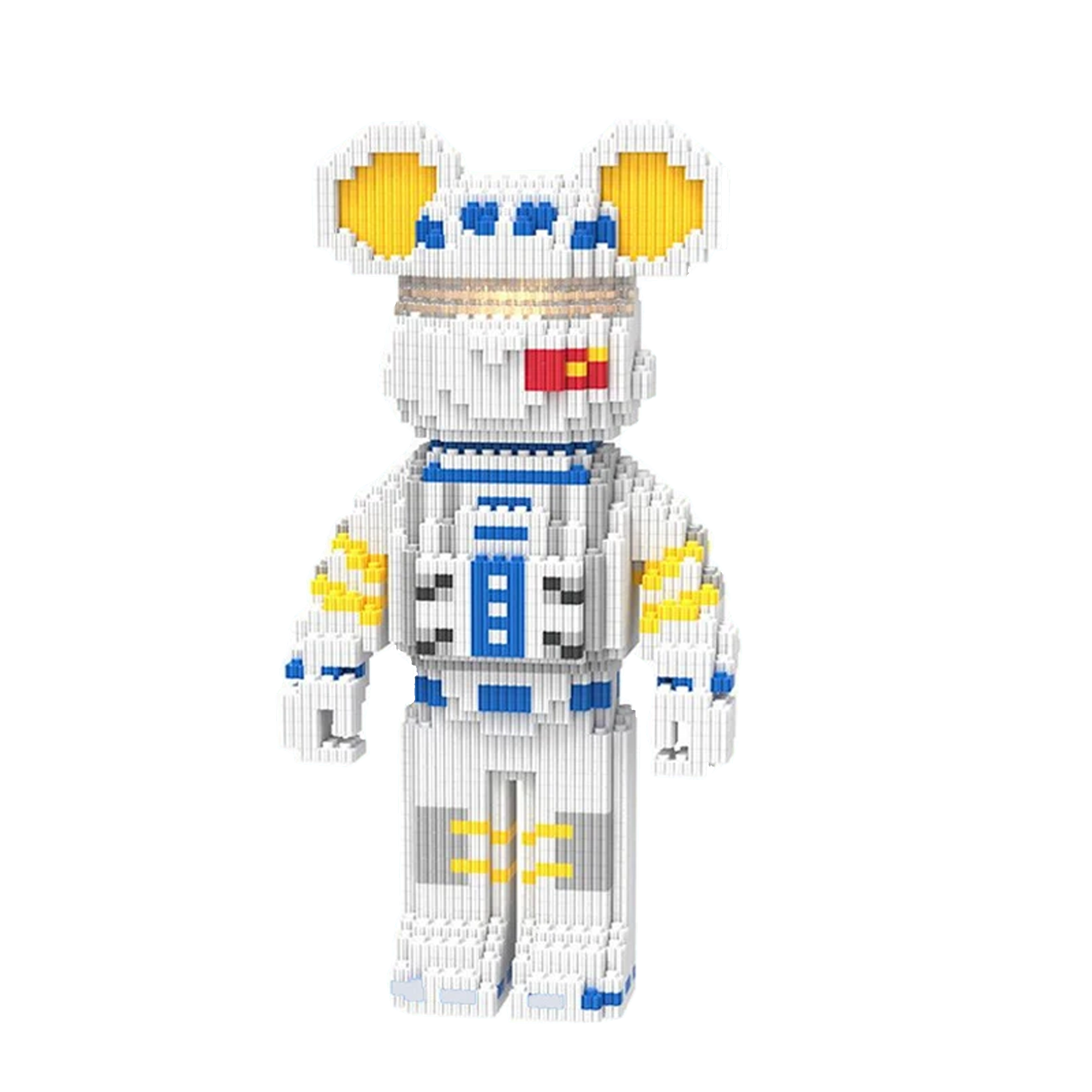 Brinquedo Urso Bearbrick de Blocos de Montar DIY