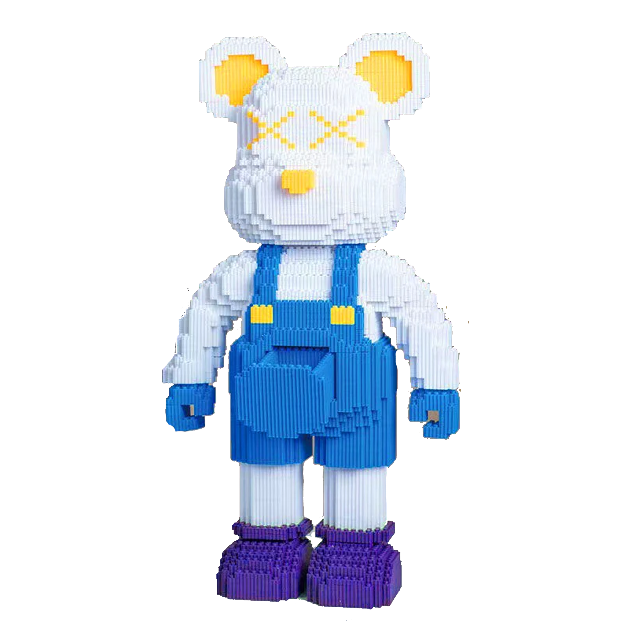 Brinquedo Urso Bearbrick de Blocos de Montar DIY