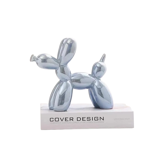 Mini Escultura de Cachorro de Bexiga