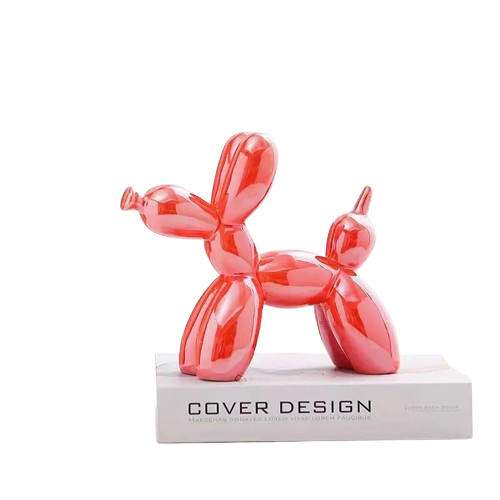 Mini Escultura de Cachorro de Bexiga