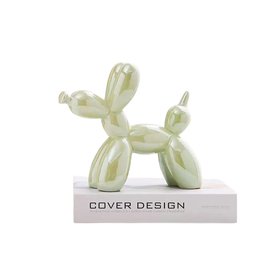 Mini Escultura de Cachorro de Bexiga