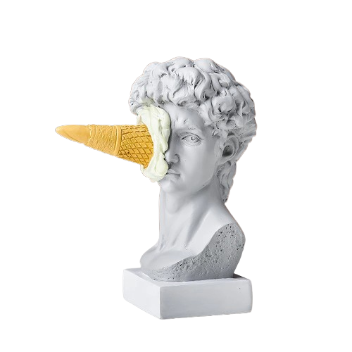 Estátua de David Nórdica Moderna