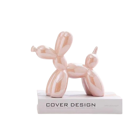 Mini Escultura de Cachorro de Bexiga